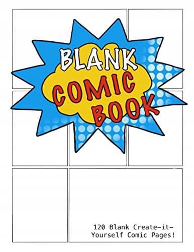 Blank Comic Book: Draw Your Own Comics – Storyboard Notebook
