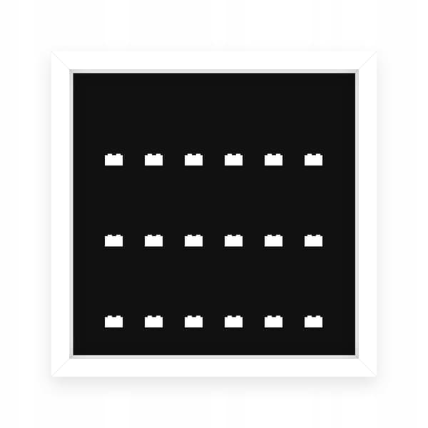 DISPLAY FRAME FOR 15–21 LEGO FIGURES – 27 CM DISPLAY CASE