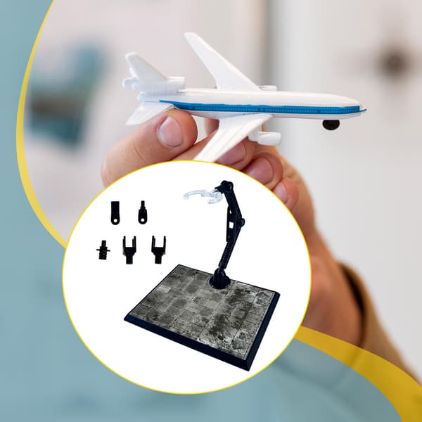 PP Action Figure Stand – Metal adjustable model holder – Style B Accessories