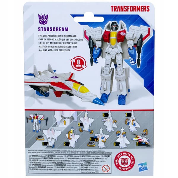 Transformers: Authentics Alpha – Starscream transforming robot figure – H...