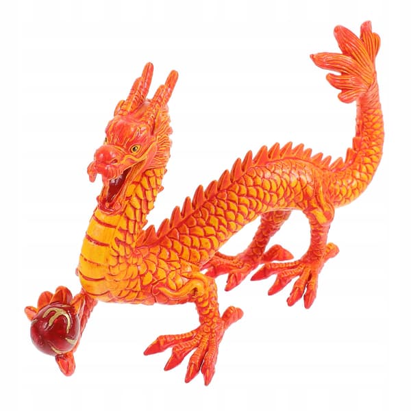 A UNIQUE CHINESE DRAGON FIGURINE FOR TABLE DECORATION
