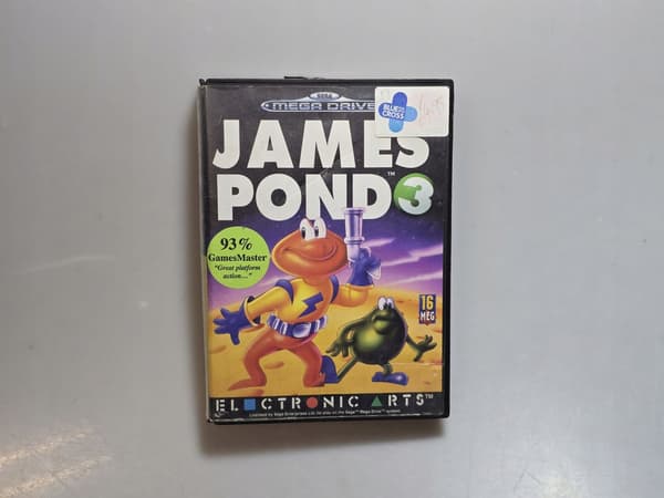JAMES POND 3 SEGA MEGA DRIVE