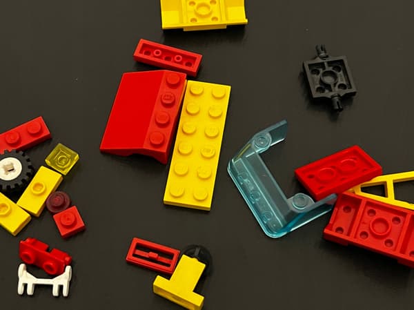 6644 LEGO Car with Trailer