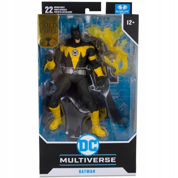 Batman (Sinestro Corps; Gold Label) figure from the DC Multiverse range