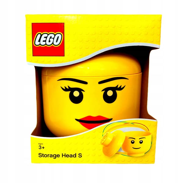LEGO container – girl’s head, 2 litres, size S