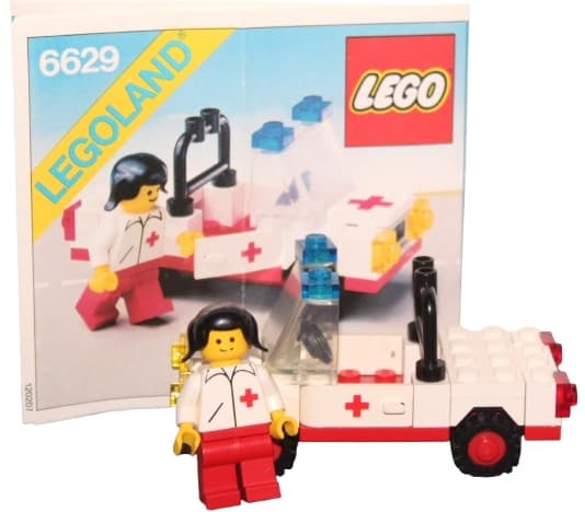 LEGO CITY TOWN 6629 INSTRUCTIONS: Ambulance