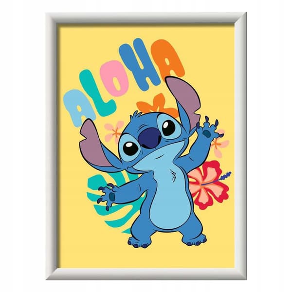 RAVENSBURGER Disney Stitch Paint-by-Numbers 18 x 24 cm