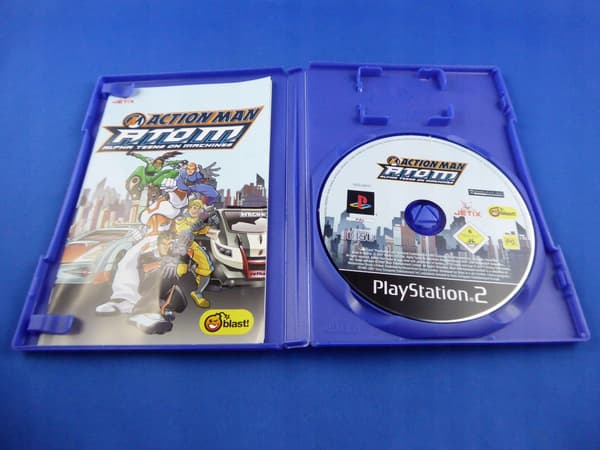 ACTION MAN ATOM ALPHA TEENS ON MACHINES – CD in very good+ condition, complete PS2 set