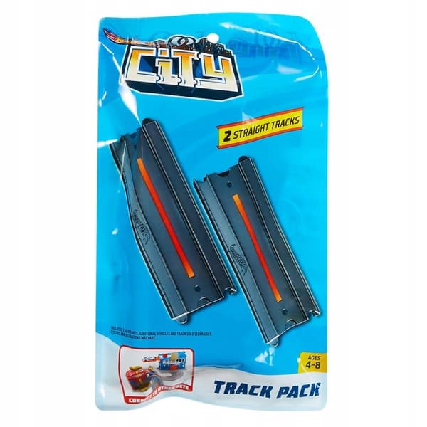 Hot Wheels FXM39 Barbie: 2 straight tracks, multicoloured