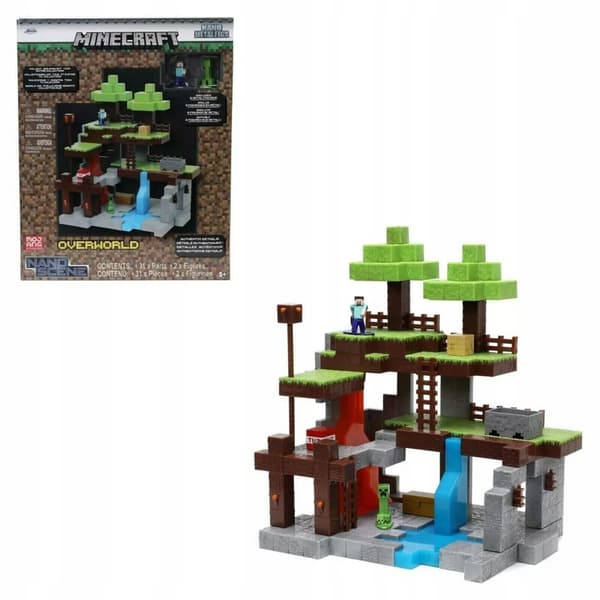 Minecraft Nano Metalfigs Overworld Set 32852
