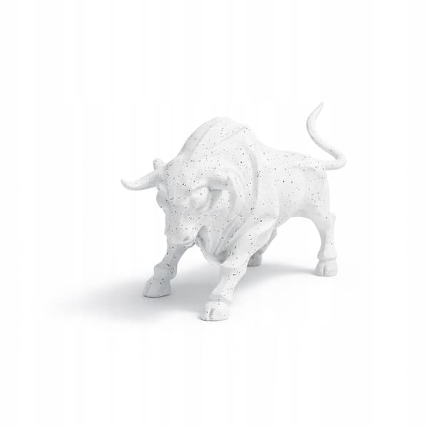 DECORATIVE BULL FIGURINE – A DYNAMIC SHELF DECORATION – AVAILABLE IN MANY COLOURS