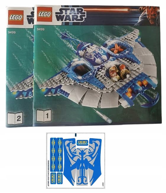 LEGO Star Wars INSTRUCTIONS + STICKERS: Gungan Sub 9499, 2012