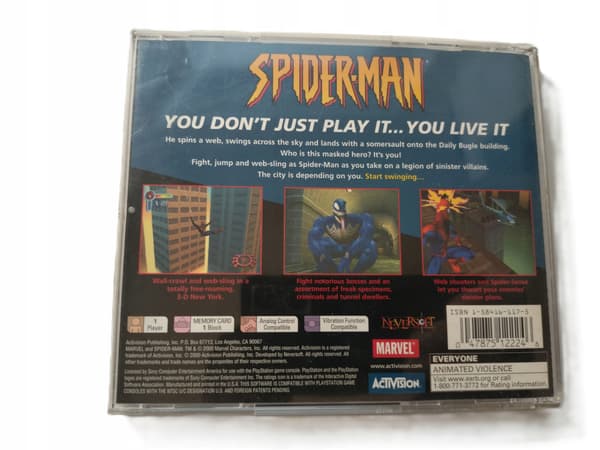 SPIDER-MAN PSX PS1 ENG NTSC U/C