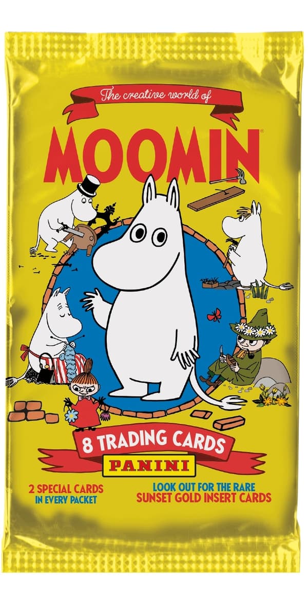 PANINI MOOMIN 2 - BOX 36: CONTAINS 36 PACKETS, EACH WITH 8 CARDS