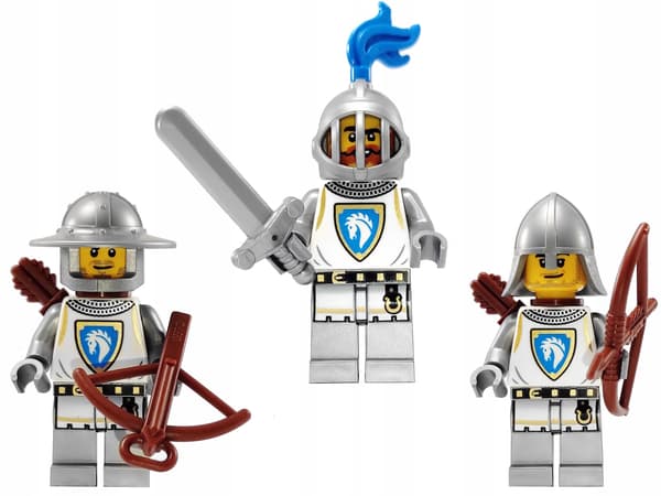 LEGO Castle – White Horse Knight, 3-piece set