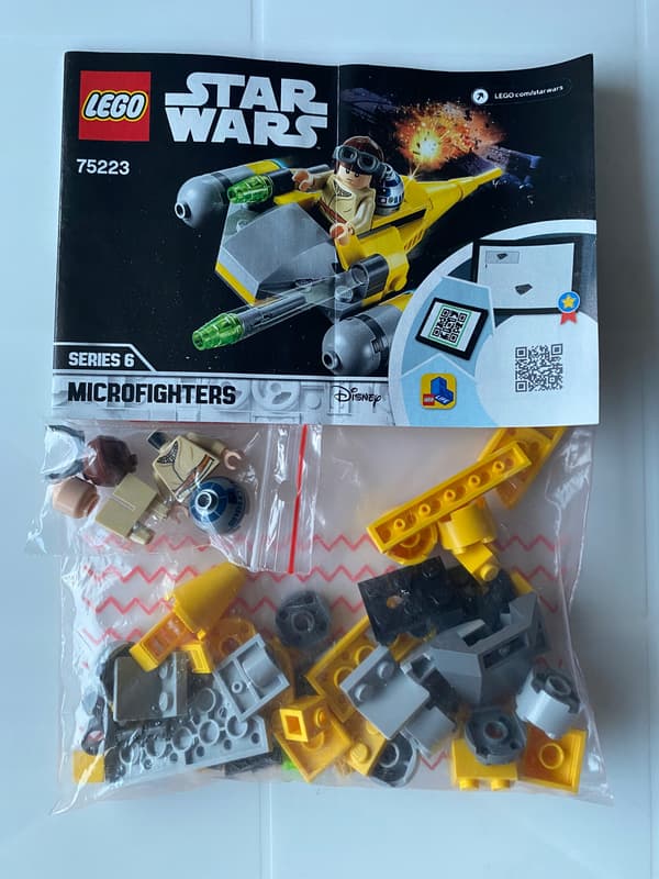 LEGO Star Wars 75223 – Naboo Fighter – SECOND-HAND, COMPLETE SET