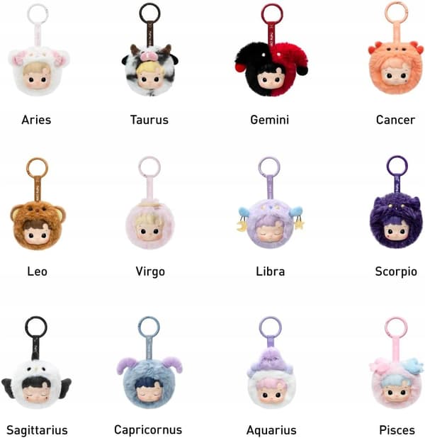 ORIGINAL HACIPUPU The Constellation collectable figurine keyring by Popmart