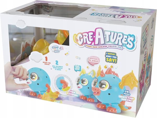 Boti creatures: Create your own walking monster – a dragon and a puppy