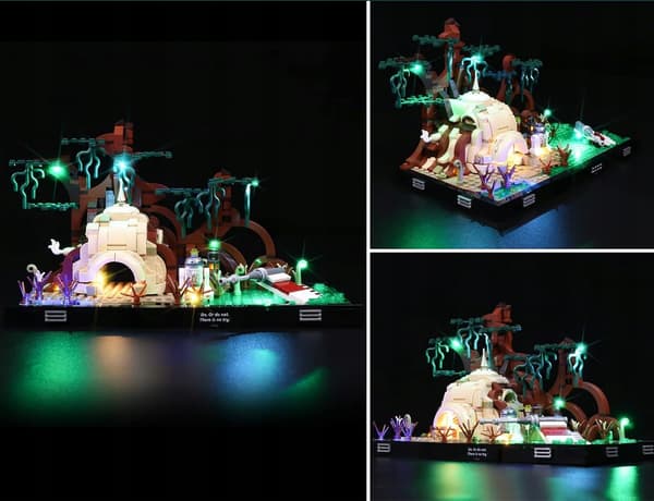 COOLDAC LIGHTING FOR STAR WARS DIORAMA 75330: JEDI TRAINING