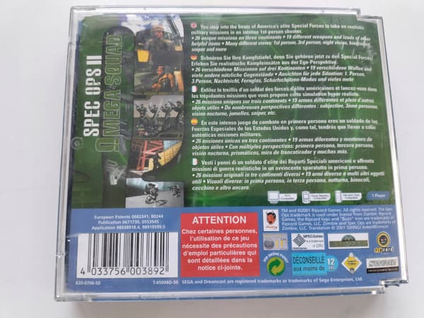 SPEC OPS II OMEGA SQUAD DREAMCAST ENG