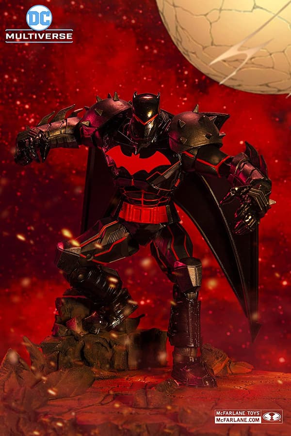 Large Batman Hellbat DC Multiverse figurine, 18 cm.