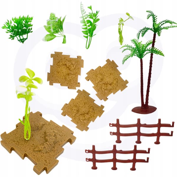 Farm Figurines Set + Storage Box, 57 pieces