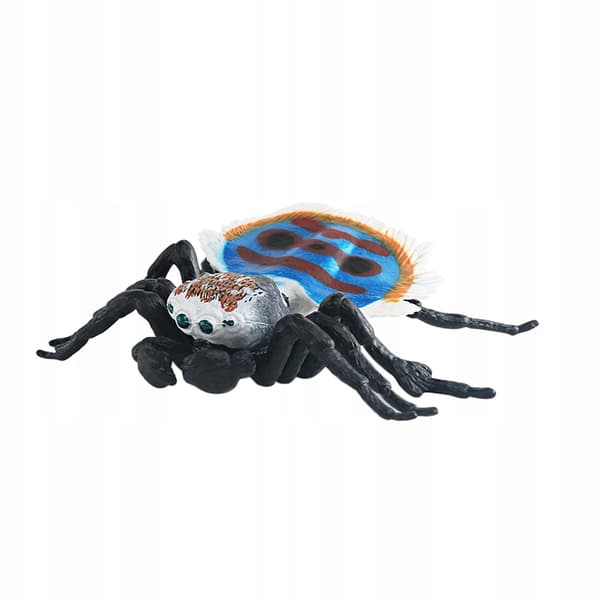Simulation, Jumping Action, Animal Crafts, PVC Desktop Play Set, Decoration, Blue