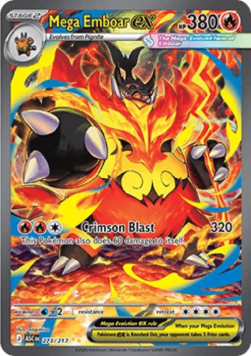 Pokemon Mega Emboar ex