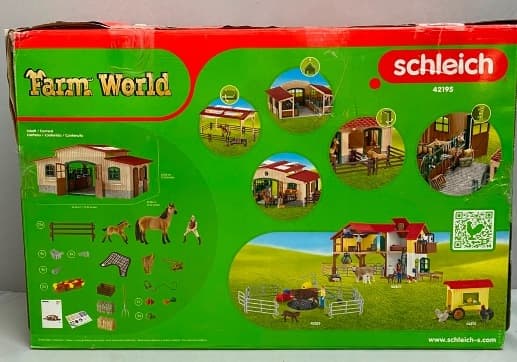 Schleich Horse Stable with Accessories 42195 – PLEASE READ THE DESCRIPTION!