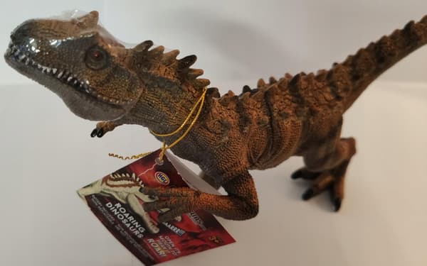 Roaring Dinosaur: Saurophaganax Figurine with Sound