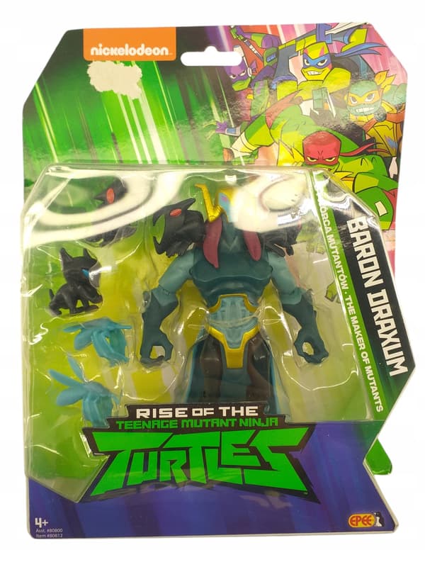 EPEE NINJA TURTLES FIGURINE WITH STAND – BARON DRAXUM 36357
