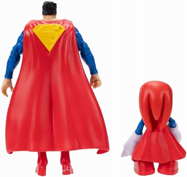 DC X SONIC KNUCKLES SUPERMAN JAKKS FIGURE SET