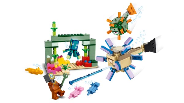 LEGO MINECRAFT SET - 21180 - BATTLE WITH THE GUARDS