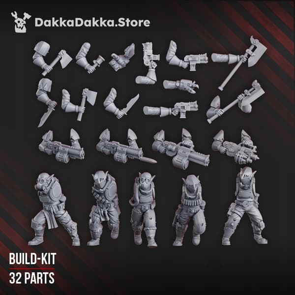 Gorggrot Tactic Squad (build kit) x32 DakkaDakkaSt