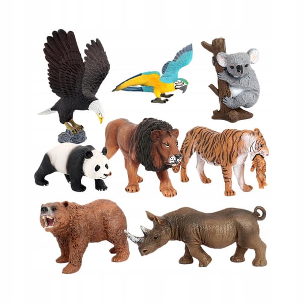 Animal model Figurine Play set Develops cognitive skills Desk decoration