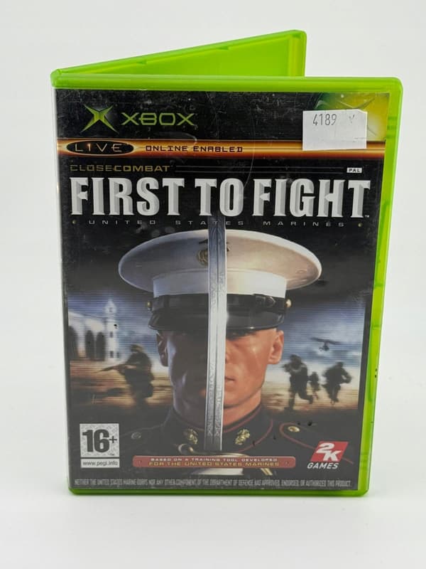 CLOSE COMBAT FIRST TO FIGHT 3XA Xbox boxed version