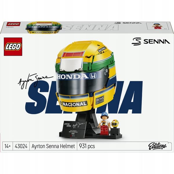 * LEGO EDITIONS FORMULA 1 Ayrton Senna Helmet 43024