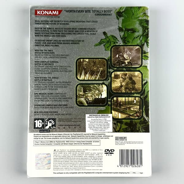 Metal Gear Solid 3: Snake Eater – Limited Edition | PLAYSTATION 2 | NEW