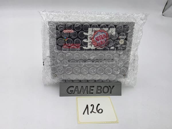 NINTENDO SNES NBA JAM PAL VERSION ORIGINAL CARDBOARD BOX