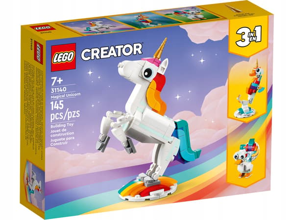 LEGO Creator 3-in-1 31140 Magical Unicorn