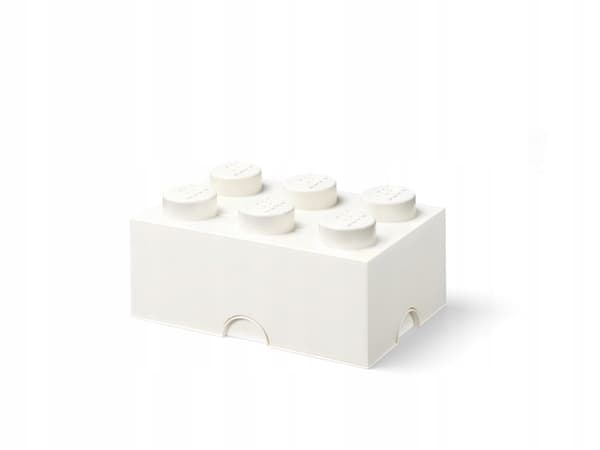LEGO Brick 6 Storage Container, white