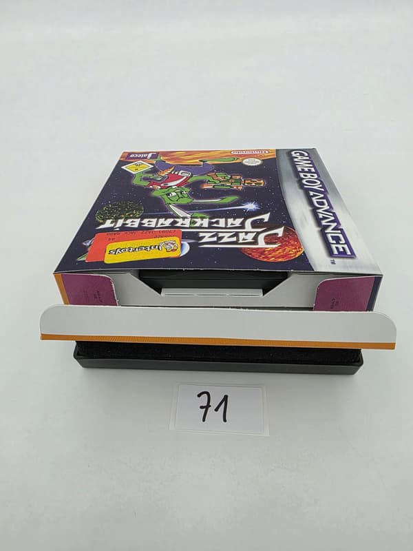 GAME BOY ADVANCE JAZZ JACKRABBIT ORIGINAL CARTON BOX