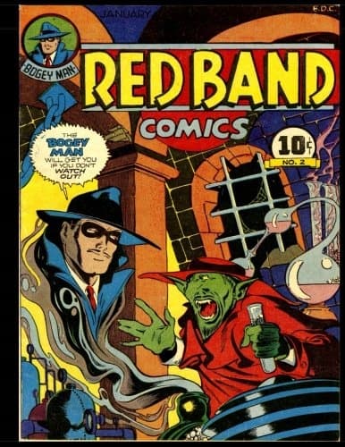 Red Band Comics #2: Golden Age Superhero Comic 1945