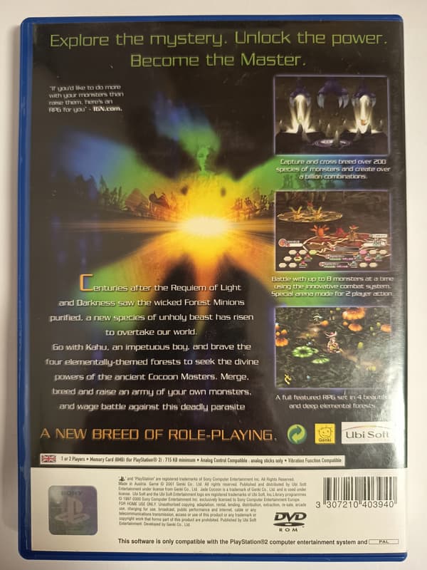 JADE COCOON PlayStation 2 (PS2) English version, complete set
