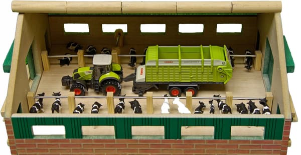TOY COWSHED FOR CHILDREN Kids Globe 1:87