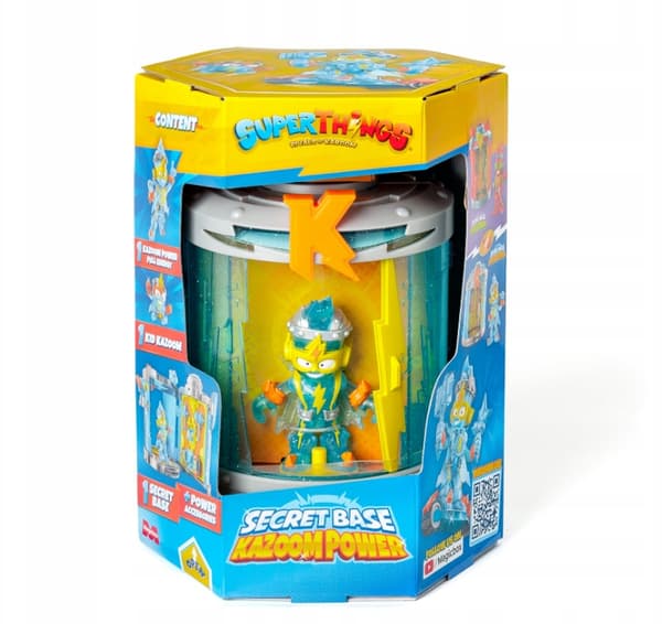 MAGICBOX SUPERTHINGS KAZOOM POWER SECRET BASE SUPER GIFT SET