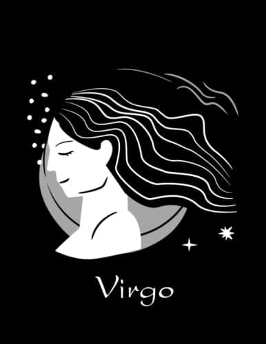 Virgo: journal is a zodiac-themed notebook.