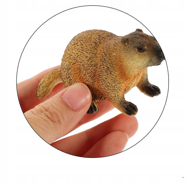 3 PLASTIC MARMOT MODELS, EDUCATIONAL FIGURINES
