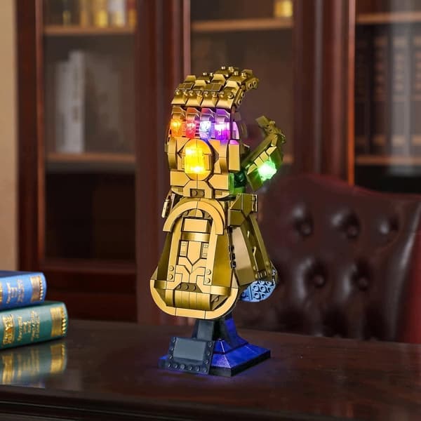 LED Bricks for LEGO: Glowing Glove 76191 – Set Lighting Set 8+