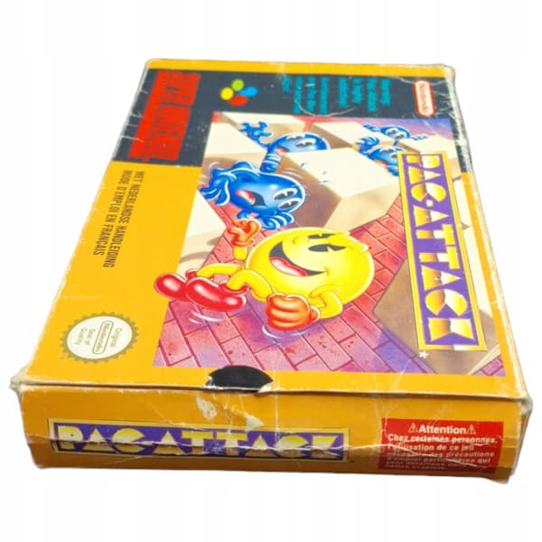 PAC ATTACK Nintendo SNES BOX Pac-Man box